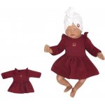 Z&Z Dětské teplákové šatičky tunika Princess bordó – Zboží Dáma