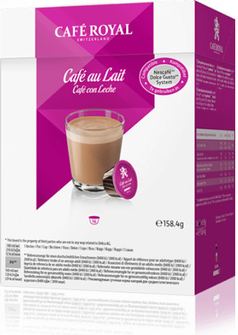Café Royal kávové kapsle k Dolce Gustu Caffé AU LAIT 16 ks od 50 Kč -  Heureka.cz