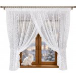 Fliying Záclona s výšivkou L1037-1001, 400x160 cm – Hledejceny.cz