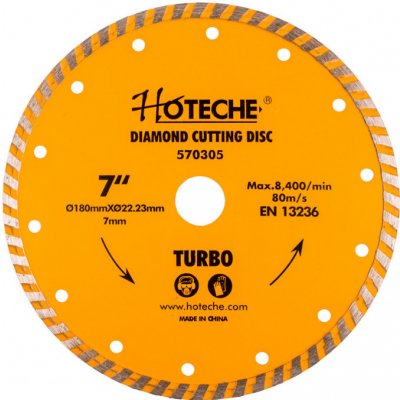 Hoteche Diamantový řezný kotouč 180 mm HT570305