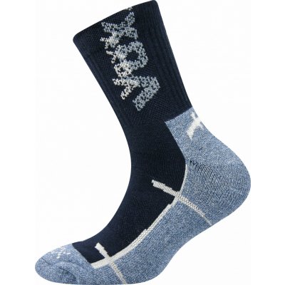 Voxx Dětské sportovní ponožky klasická výška Wallík tm.modrá – Zboží Mobilmania