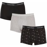 Calvin Klein boxerky vícebarevné U2664GYKS 3Pack – Zboží Dáma