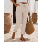 Fashionweek Lehké kalhoty z bavlny a lnu UB-SELNA FANGO – Sleviste.cz