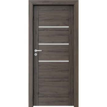 Porta Doors Verte Home G3 dub tmavý 80 cm pravé