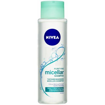 Nivea Micellar Shampoo pro normální až mastné vlasy bez silikonů 400 ml