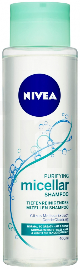 Nivea Micellar Shampoo pro normální až mastné vlasy bez silikonů 400 ml