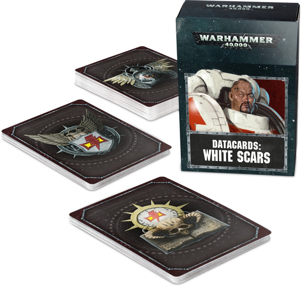 GW Warhammer 40.000 White Scars Datacards