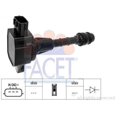 FACET Zapalovací cívka 9.6502 – Zboží Mobilmania