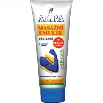 Alpa masážní emulze základní 210 ml