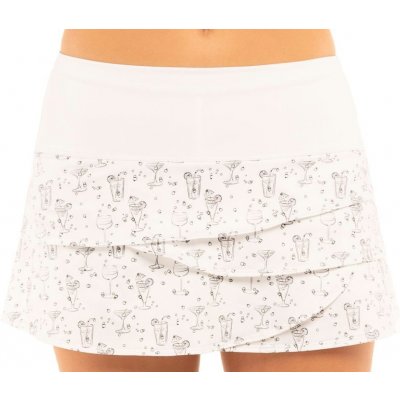 Lucky in Love Novelty Fiesta Scallop Skirt white