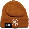 Čepice New Era MLB League Essential Cuff Beanie New York Yankees Toasted Peanut / Stone