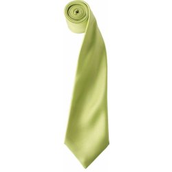 Premier Saténová kravata Colours oáza zelená