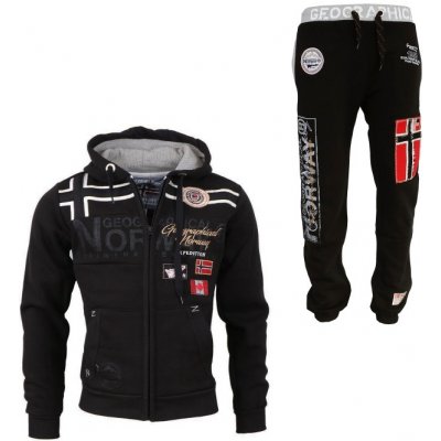 Geographical norway souprava pánská Garadock myer černá – Zboží Dáma
