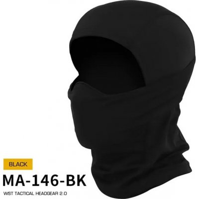 Wosport kukla s gumovou ochrannou maskou WST 2.0 černá – Zboží Dáma