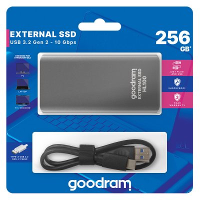GoodRAM HHL100 256GB, SSDPR-HL100-256 – Zboží Mobilmania