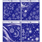 Anděl Okenní fólie rohová s glitrem visící ozdoby 30 x 33,5 cm 241 – Hledejceny.cz