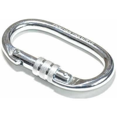 Karabina ocelová oválná, screw lock – Zboží Mobilmania