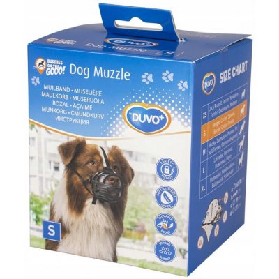 Duvo+ Dog Muzzle Rubber Jack Russell Yorkshire Terrier Dachshund Maltese – Zboží Dáma