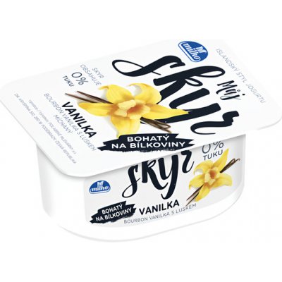 Milko Můj Skyr 0% vanilka 130 g – Zboží Dáma