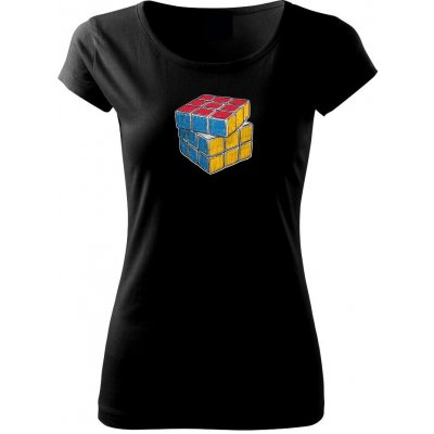 Rubikova kostka kreslená Pure Černá