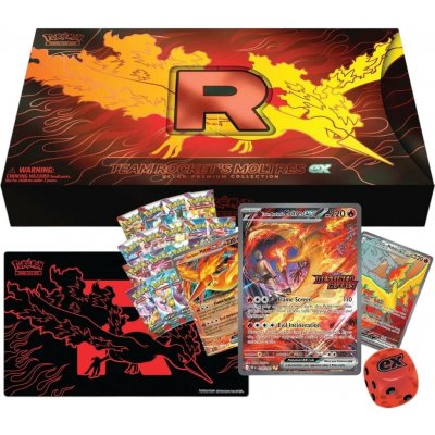 Pokémon TCG Team Rocket's Ultra-Premium Collection Moltres ex – Hledejceny.cz