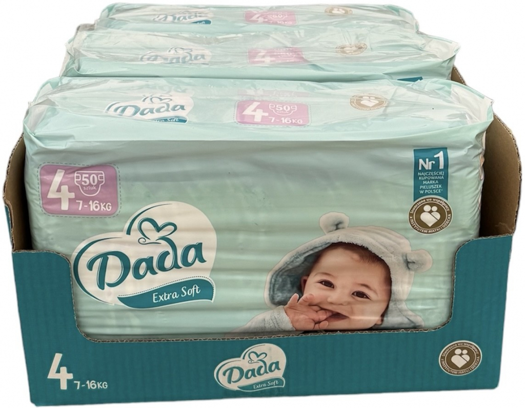 Dada Extra Soft 4 7-16 kg BOX 144 ks