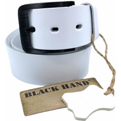 Black Hand dámský bílý kožený pásek 106-00