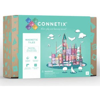 Connetix Tiles kuličková dráha 106 ks pastelová