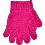Boma Glory Dětské pletené zimní rukavice magenta – Zboží Dáma