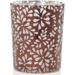 Yankee Candle - svícen na votivní svíčku SHERIDAN FLORAL BRONZE METAL – Sleviste.cz