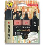 Stabilo Boss Original NatureCOLORS 4 barvy 2-5 mm 70/4-2-3 – Zbozi.Blesk.cz