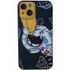 Pouzdro a kryt na mobilní telefon Apple Pouzdro AppleKing z měkkého plastu astronaut ve vesmíru iPhone 11 Pro - černé