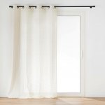 Douceur d'intérieur Okenní závěs s efektem lnu, 140 x 260 cm, LOGAN béžová – Hledejceny.cz