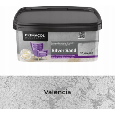 Primacol Decorative Silver Sand dekorativní strukturální barva, S7 Valencia, 1 l – Zbozi.Blesk.cz