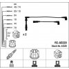 Zapalovací cívka Sada kabelů pro zapalování NGK 44339