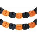 RAPPA Girlanda papírová Halloween dýně 4 m – Sleviste.cz