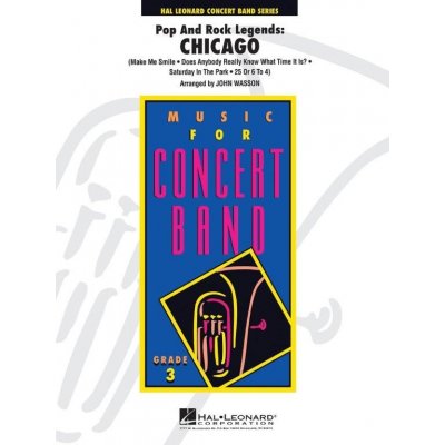 Pop & Rock Legends Chicago noty pro školní orchestr party partitura – Hledejceny.cz