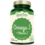GreenFood Omega 3 + Vitamín E 120 kapslí – Hledejceny.cz