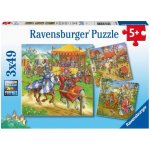 RAVENSBURGER Rytířský turnaj 3 x 49 dílků – Sleviste.cz