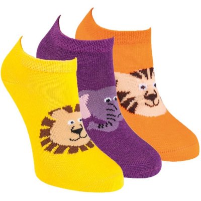 RS Dětské bavlněné letní sneaker ponožky mix barev