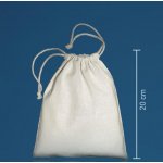 Bavlněný pytlík natur se stahováním 15x20cm – Sleviste.cz