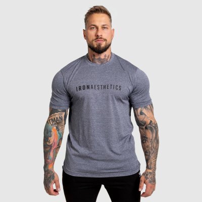 Aesthetics pánské sportovní tričko Iron Flow navy – Sleviste.cz