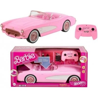 Mattel Barbie ve filmu: Hot Wheels Corvette cabrio na dálkové ovládání HPW40 – Zboží Dáma