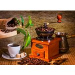WEBLUX 41048479 Fototapeta plátno grinder and other accessories for the coffee brusky a další příslušenství pro kávu rozměry 160 x 116 cm – Zbozi.Blesk.cz