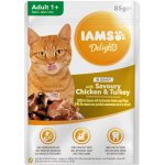 Iams Cat Adult All Breeds Chicken & Turkey gravy 85 g – Zbozi.Blesk.cz