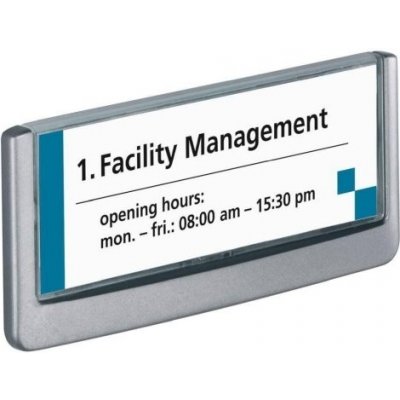 Durable Informační tabulka CLICK SIGN, 149 x 52,5 mm, DURABLE 106988 – Hledejceny.cz