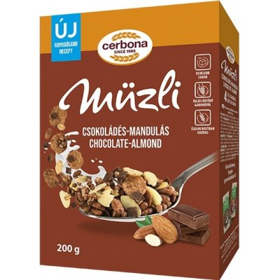 Cerbona Chocolate-Almond Müsli čokoláda-mandle 200 g