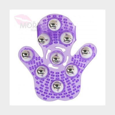 Roller Balls Massage Glove Purple – Zbozi.Blesk.cz