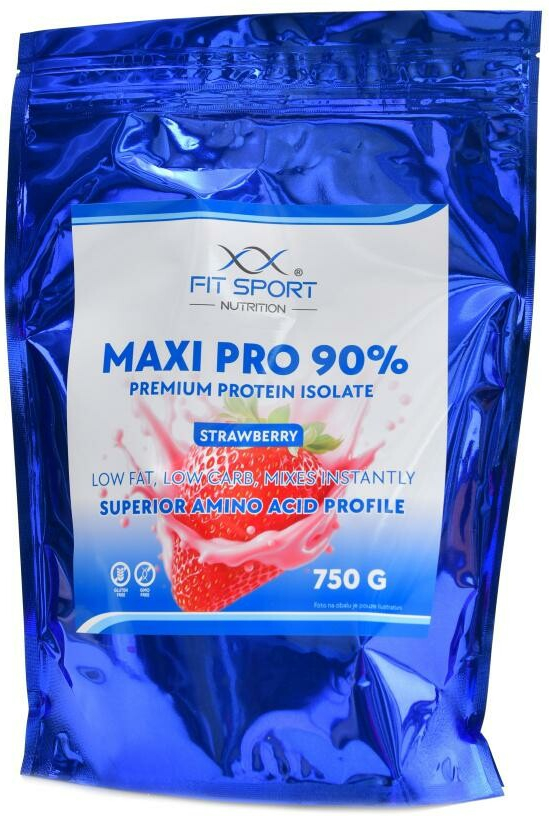 FitSport Nutrition Maxi Pro 90% premium protein isolate 750 g