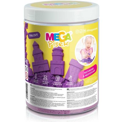 MEGApísek fialová 1 kg – Zboží Mobilmania